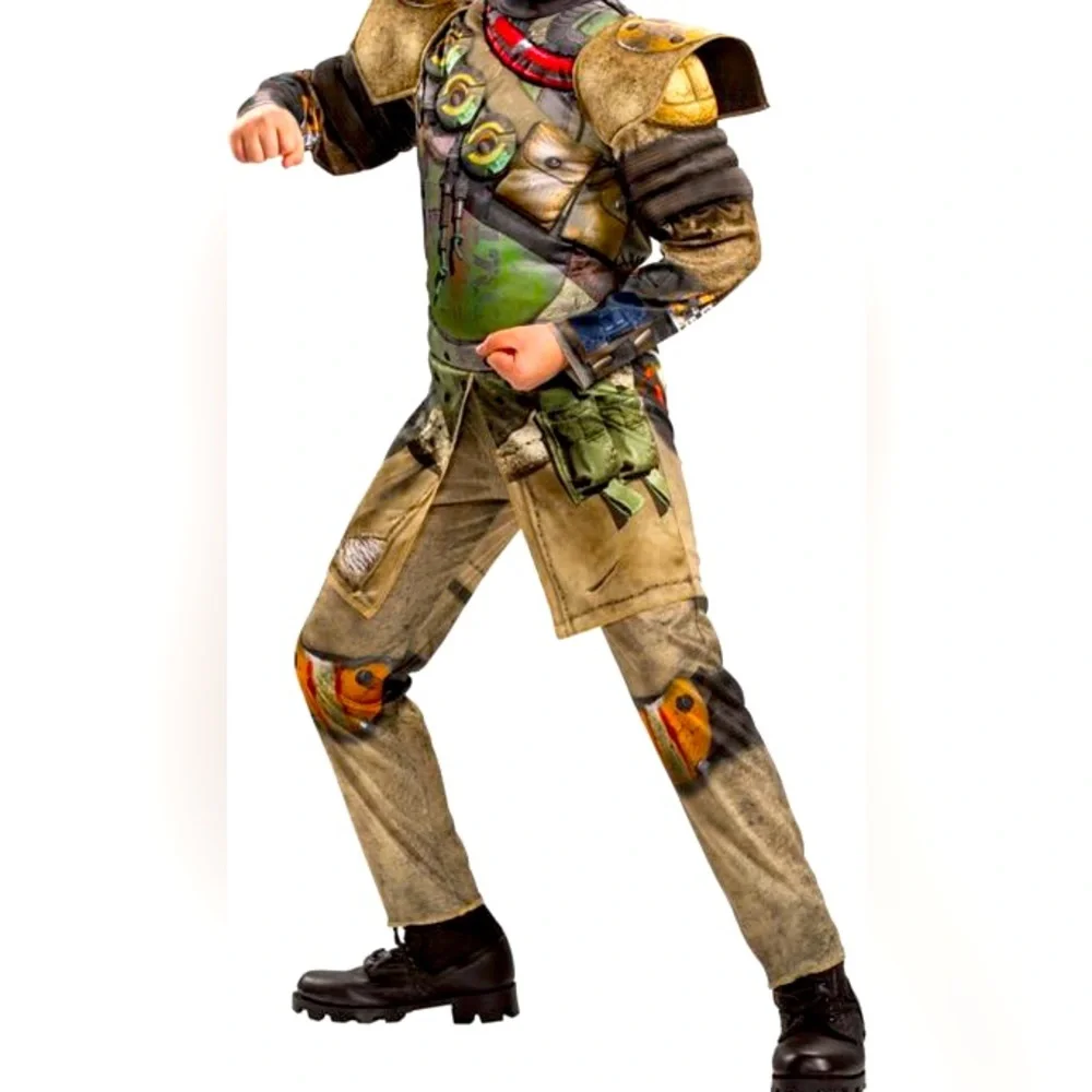 Apex Legends Bloodhound warrior outfit costume 10-12 LG Halloween NO MASK EUC